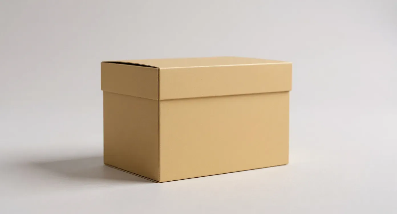 The same rigid gift box with a magnetic lid as a clean catalog packshot
