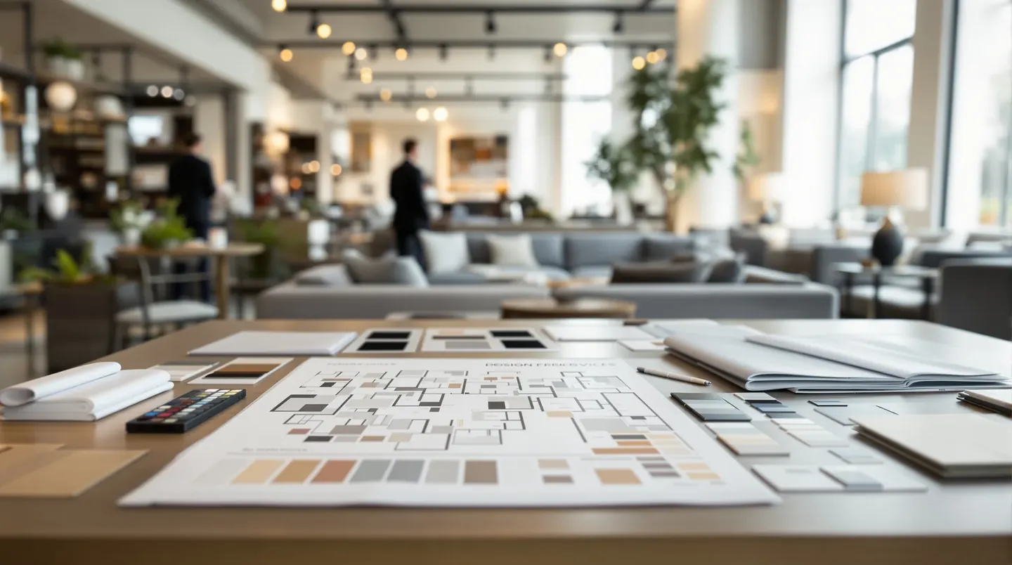 Retailer with design services interior