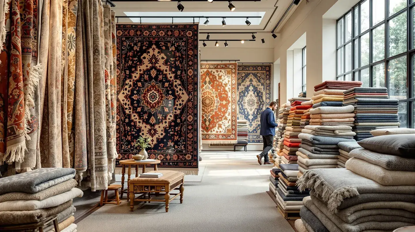 Rug showroom interior